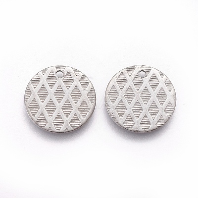 Non-Tarnish 304 Stainless Steel Charms STAS-E455-05P-15mm-1