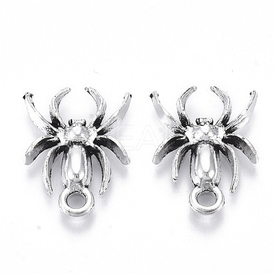 Tibetan Style Alloy Pendants X-TIBE-N010-03AS-RS-1