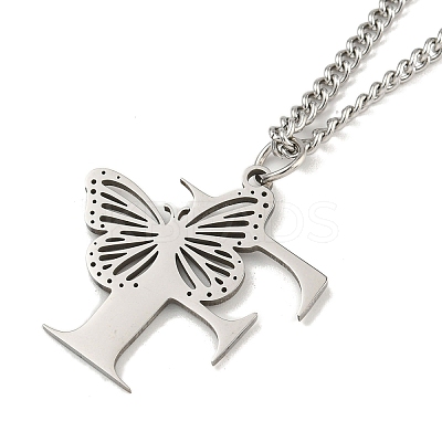 201 Stainless Steel Necklaces NJEW-Q336-01F-P-1