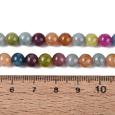 Natural Quartz Beads Strands G-N363-6mm-06-1