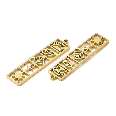 Ion Plating(IP) 304 Stainless Steel Pendants STAS-L020-004G-1