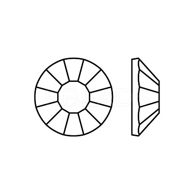 Preciosa® Crystal Hotfix Flatback Stones Y-PRC-HSS16-60230-1
