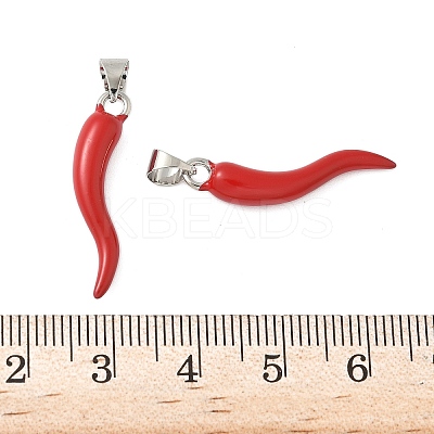 Brass Enamel Pendants X-KK-C110-09P-1