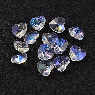 Romantic Valentines Ideas Glass Charms LS-G030V18mm-01-1