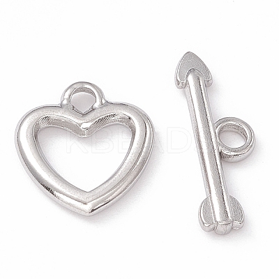 Non-Tarnish 304 Stainless Steel Toggle Clasps LS-STAS-G299-02P-1