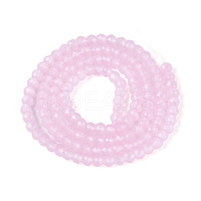 Imitation Jade Glass Beads Strands GLAA-T028-3mm-11E-1