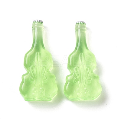 Violin Shape Dummy Wine Bottle Resin Cabochon RESI-E025-01C-1