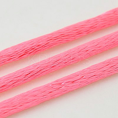 Nylon Satin Rattail Cords NWIR-A003-06-1