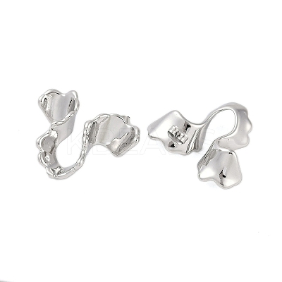 304 Stainless Steel Stud Earrings for Women EJEW-K281-27P-1