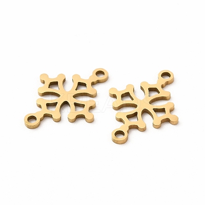 201 Stainless Steel Connector Charms STAS-K251-097G-1
