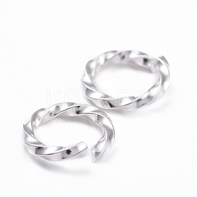 304 Stainless Steel Open Jump Rings STAS-F191-12S-B-1