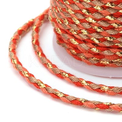 4-Ply Polycotton Cord with Metallic Thread OCOR-Z003-D37-1