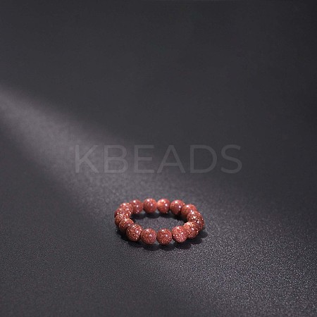 Synthetic Goldstone Stretchy Finger Rings FS-WG01730-36-1