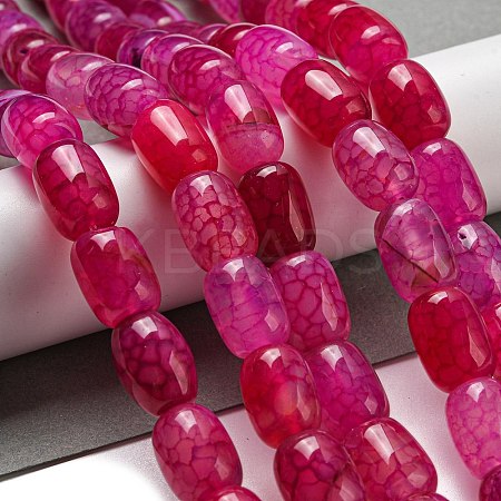 Natural Dragon Veins Agate Beads Strands G-A223-D11-01F-1