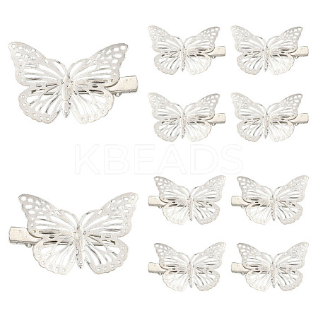 12Pcs 2 Styles Iron Alligator Hair Clips for Women Girls PHAR-SP0001-28B-1
