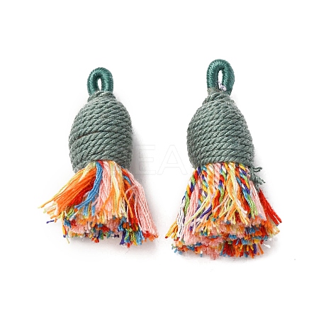Cotton Tassel Pendants FIND-D302-02O-1