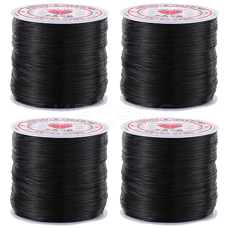 4 Rolls Flat Elastic Crystal String EW-SC0001-05C-1