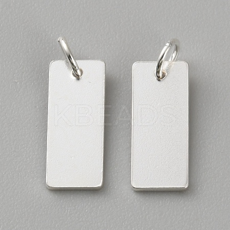 925 Sterling Silver Blank Pendants LS-STER-WH0002-21S-1