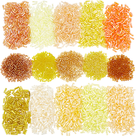 1500Pcs 5 Colors 12/0 Round Glass Seed Beads SEED-PH0001-73B-1