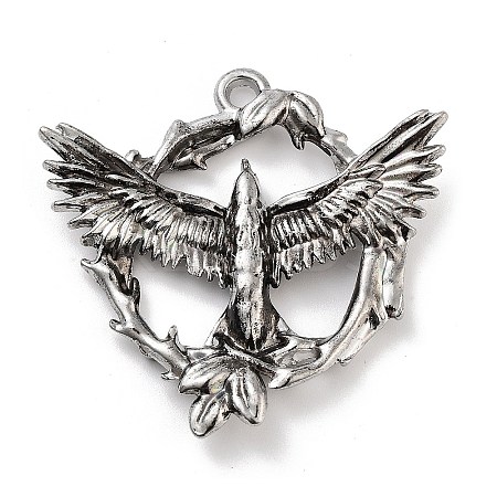 Tibetan Style Alloy Pendants FIND-U006-14AS-08-1