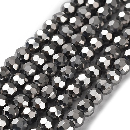 Electroplate Glass Bead Strands LS-EGLA-R042-6mm-06-1
