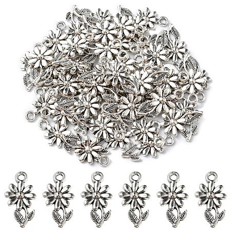 Tibetan Style Alloy Pendants TIBEP-YW0001-03AS-1