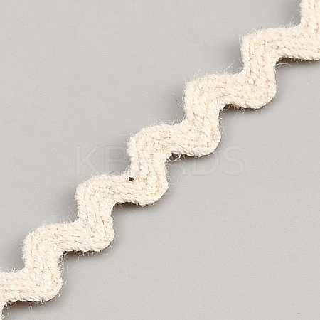 Cotton Wavy Fringe Trim Ribbon OCOR-WH20008-02B-1