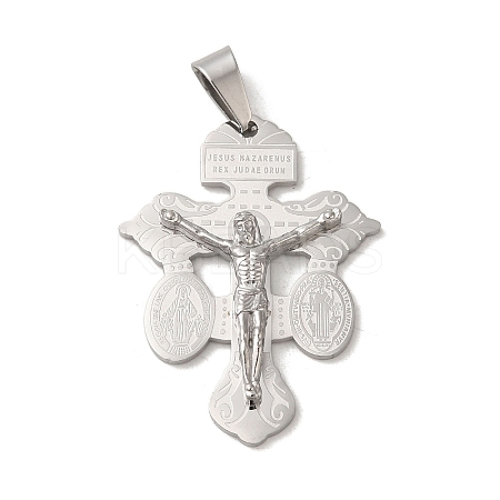 Non-Tarnish 304 Stainless Steel Pendants STAS-C103-02P-1