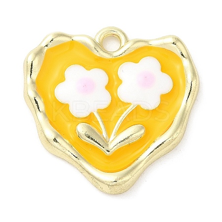Alloy Enamel Pendants PALLOY-P294-04G-02-1