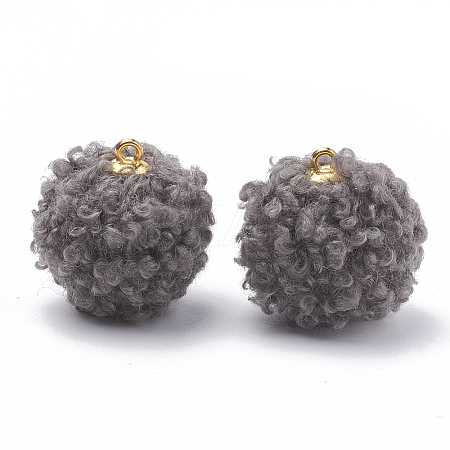 Handmade Cloth Fabric Covered Pendants LS-WOVE-N006-16D-1