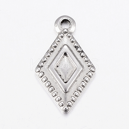 Tarnish Resistant 304 Stainless Steel Pendants STAS-G172-40P-1