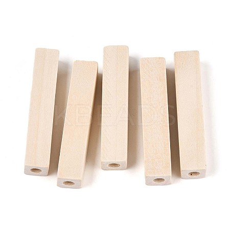 Unfinished Wood Beads LS-X-WOOD-S659-13-LF-1