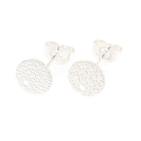 304 Stainless Steel Stud Earring Findings STAS-O119-15B-S-1