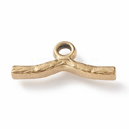 Ion Plating(IP) 304 Stainless Steel Toggle Clasps Parts STAS-K209-02G-1