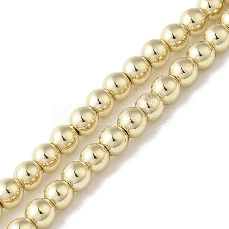 Electroplated Synthetic Non-magnetic Hematite Beads Strands X-G-I364-C01-G-1