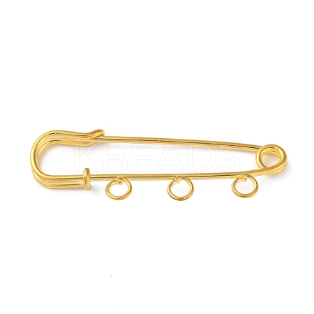 Iron Brooch Findings FIND-D036-03G-1
