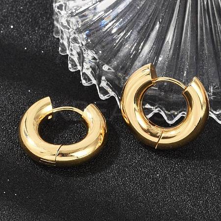 202 Stainless Steel Huggie Hoop Earrings LS-EJEW-O087-08C-G-1