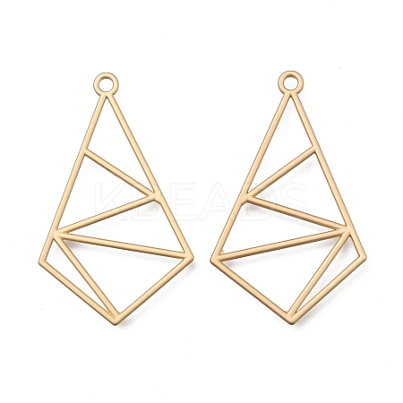 Smooth Surface Alloy Open Back Bezel Pendants PALLOY-S117-153-1