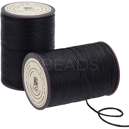 Round Waxed Polyester Thread String YC-OC0001-07B-01-1