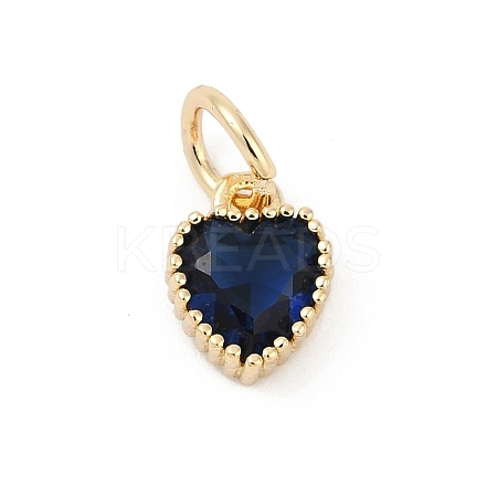 Brass Micro Pave Cubic Zirconia Pendants KK-H204-01KCG-01-1