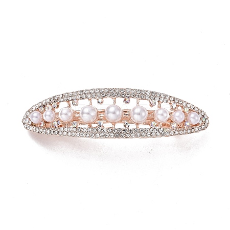 Alloy Crystal Rhinestone Hair Barrettes LS-PHAR-D012-02LG-1