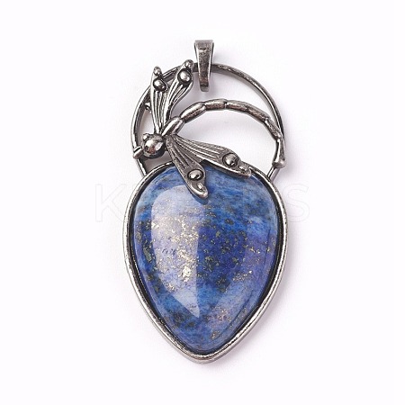 Natural Lapis Lazuli Pendants G-I220-G01-1