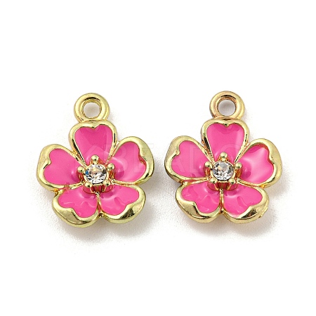 Alloy Enamel Pendants ENAM-D063-01G-05-1