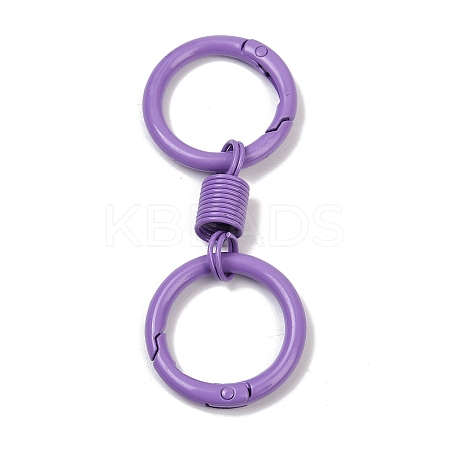 Alloy Spring Gate Clasps PALLOY-Q009-01K-1