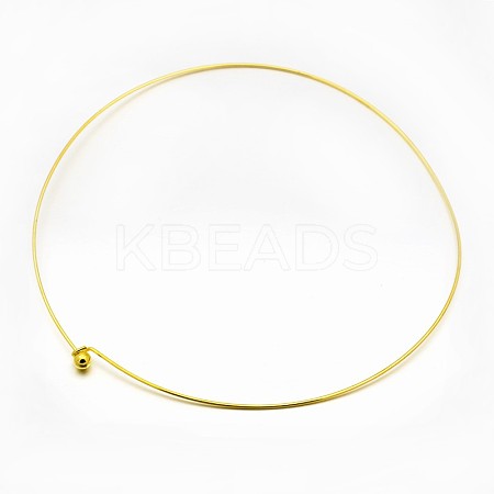 Brass Necklace Making X-BJEW-F132-01G-1