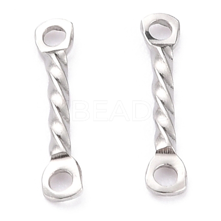 Tarnish Resistant 201 Stainless Steel Links Connectors STAS-B011-02A-P-1