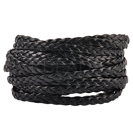 5M 3-Ply PU Leather Braided Cord LC-GF0001-12D-1