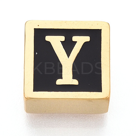 304 Stainless Steel Black Enamel Square Spacer Bars STAS-T073-58Y-G-1