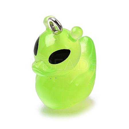 Luminous Transparent Resin Pendants RE-CBAAB56-12A-1