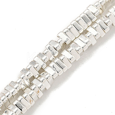 Electroplated Synthetic Non-Magnetic Synthetic Hematite Beads Strands G-I360-I01-04-1